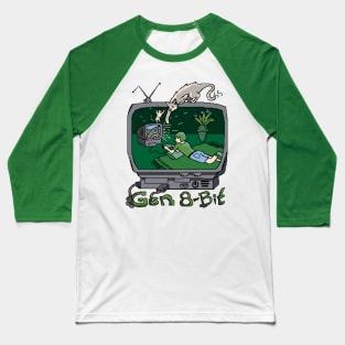 Gen 8 Bit Baseball T-Shirt